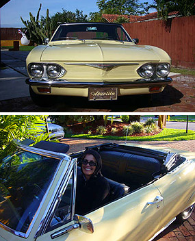 1965 Corvair Monza Convertible for rent / lease - cars for props 2