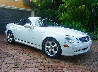 2001 Mercedes SLK 320 for rent / lease - cars for props
