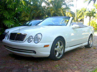 2003 Mercedes CLK 420 for rent / lease - cars for props