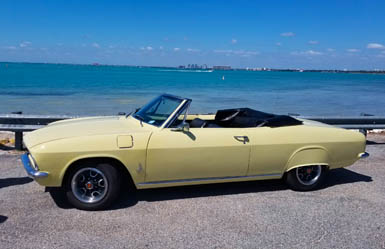 1965 Corvair Monza Convertible for rent / lease - cars for props 2