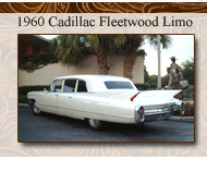 1960 Cadillac Fleetwood Limo Rental
