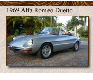 1969 Alfa Romeo Duetto Rental