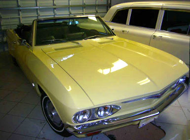 1965 Corvair Monza Convertible for rent / lease - cars for props