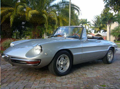 1969 Alfa Romeo Duetto for rent / lease - cars for props